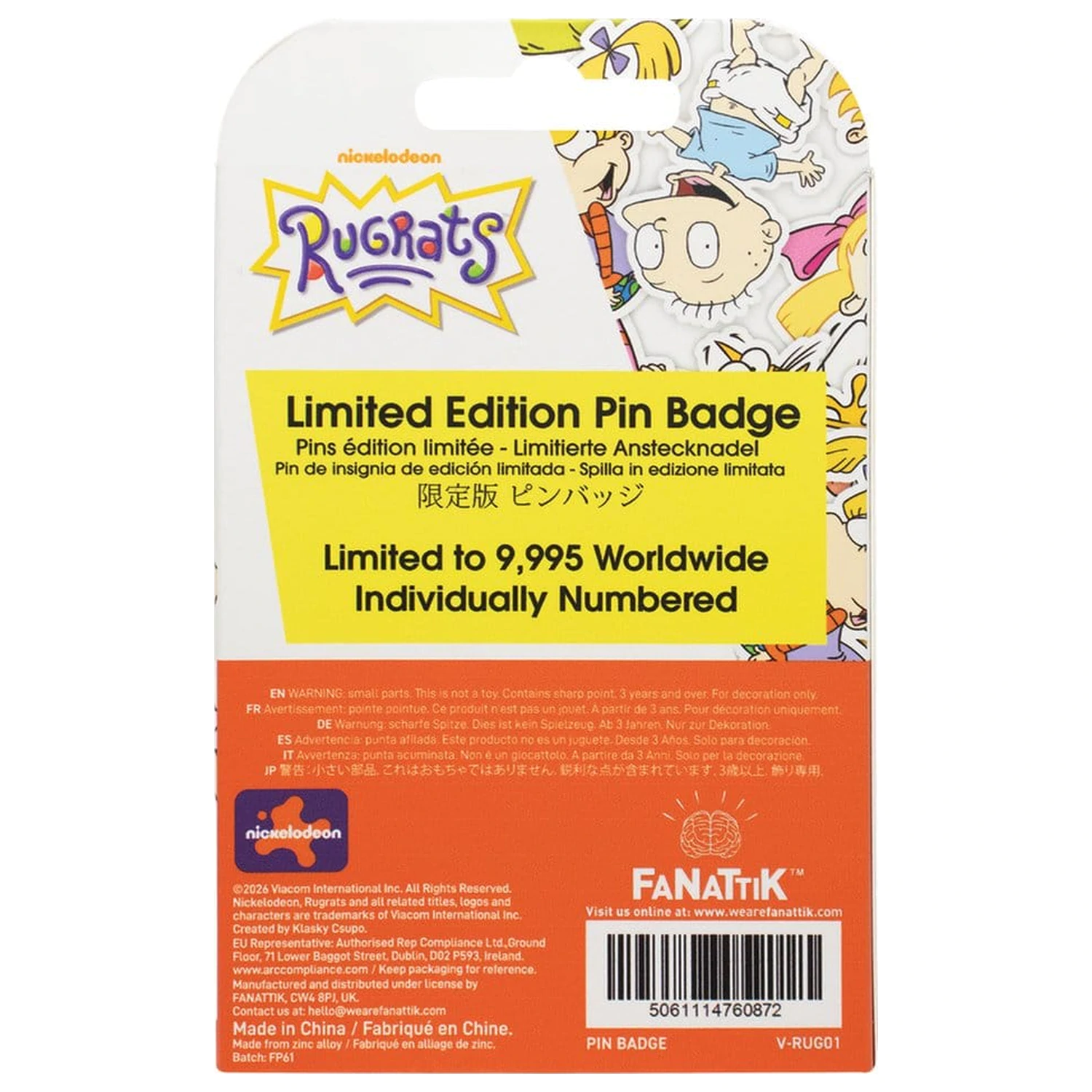 Rugrats Pin Badge Limitowana Edycja 35. Rocznica zdjęcie produktu