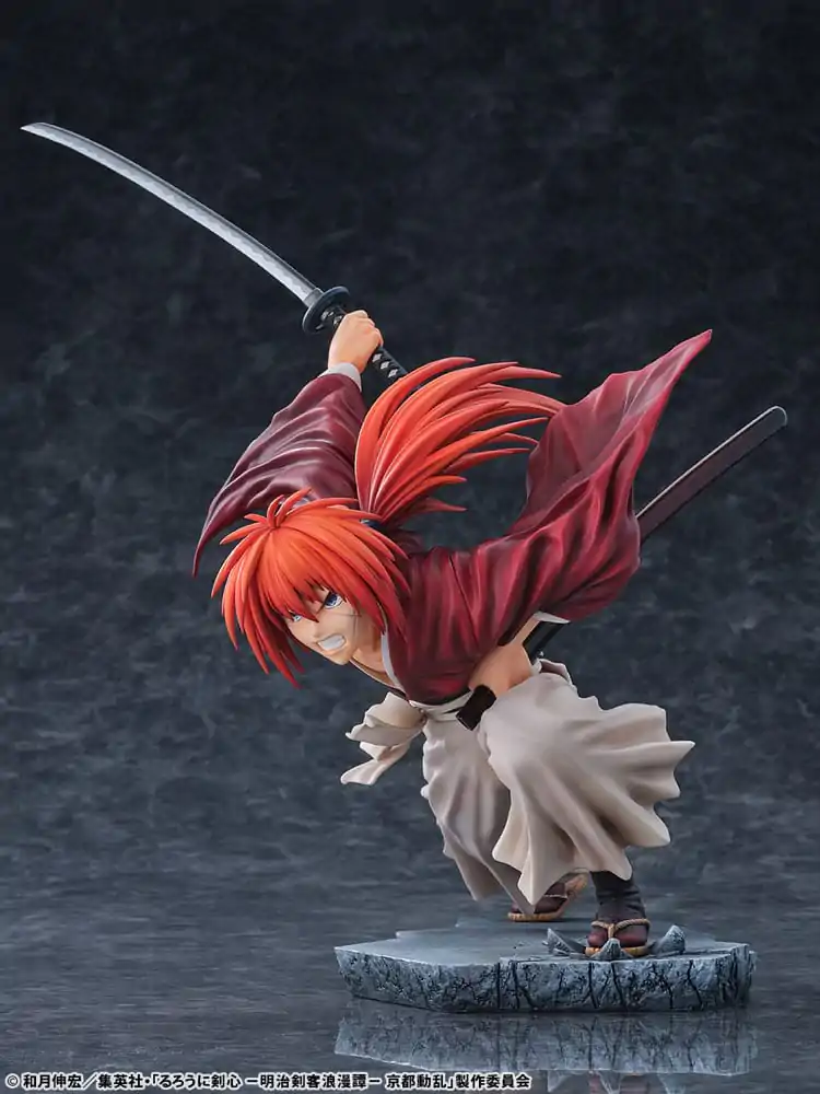 Rurouni Kenshin: Meiji Kenkaku Romantan Kyoto Douran Statuetka PVC 1/6 Kenshin Himura Amakakeruryuunohirameki Wersja 26 cm zdjęcie produktu