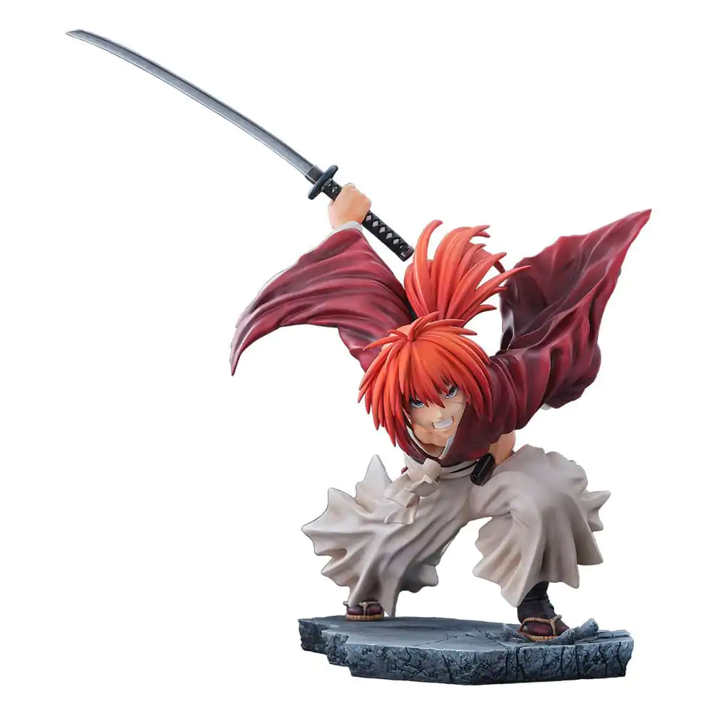 Rurouni Kenshin: Meiji Kenkaku Romantan Kyoto Douran Statuetka PVC 1/6 Kenshin Himura Amakakeruryuunohirameki Wersja 26 cm zdjęcie produktu