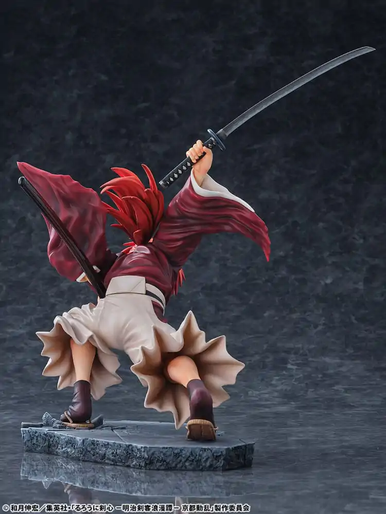Rurouni Kenshin: Meiji Kenkaku Romantan Kyoto Douran Statuetka PVC 1/6 Kenshin Himura Amakakeruryuunohirameki Wersja 26 cm zdjęcie produktu