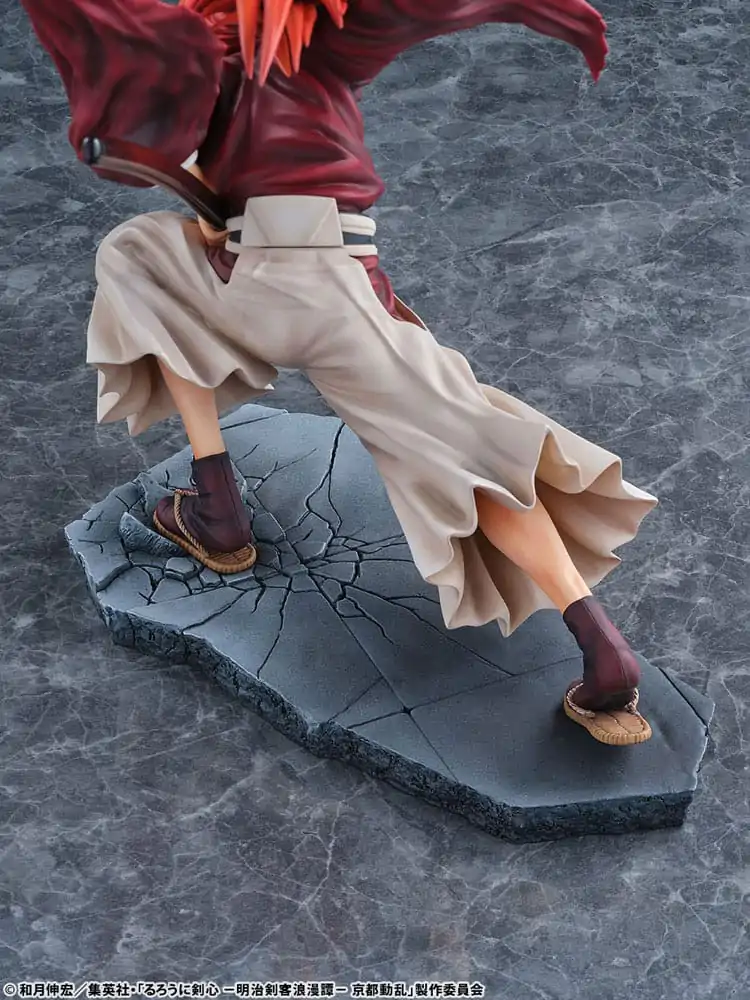 Rurouni Kenshin: Meiji Kenkaku Romantan Kyoto Douran Statuetka PVC 1/6 Kenshin Himura Amakakeruryuunohirameki Wersja 26 cm zdjęcie produktu