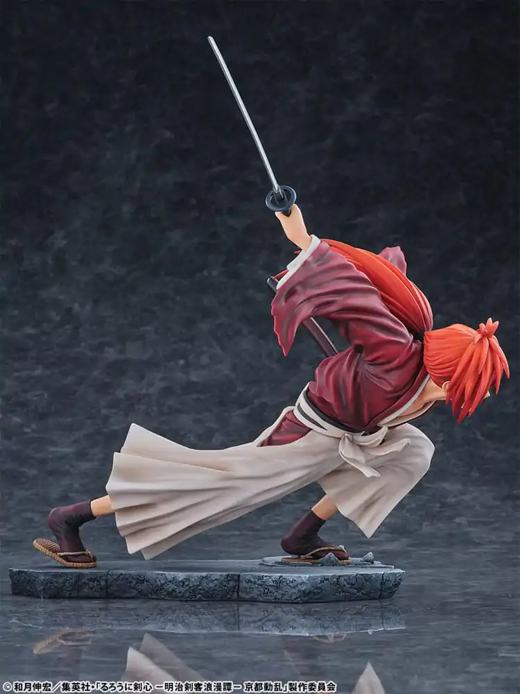 Rurouni Kenshin: Meiji Kenkaku Romantan Kyoto Douran Statuetka PVC 1/6 Kenshin Himura Amakakeruryuunohirameki Wersja 26 cm zdjęcie produktu