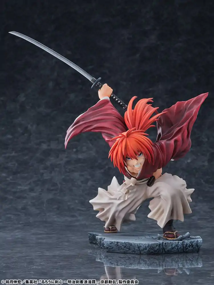 Rurouni Kenshin: Meiji Kenkaku Romantan Kyoto Douran Statuetka PVC 1/6 Kenshin Himura Amakakeruryuunohirameki Wersja 26 cm zdjęcie produktu