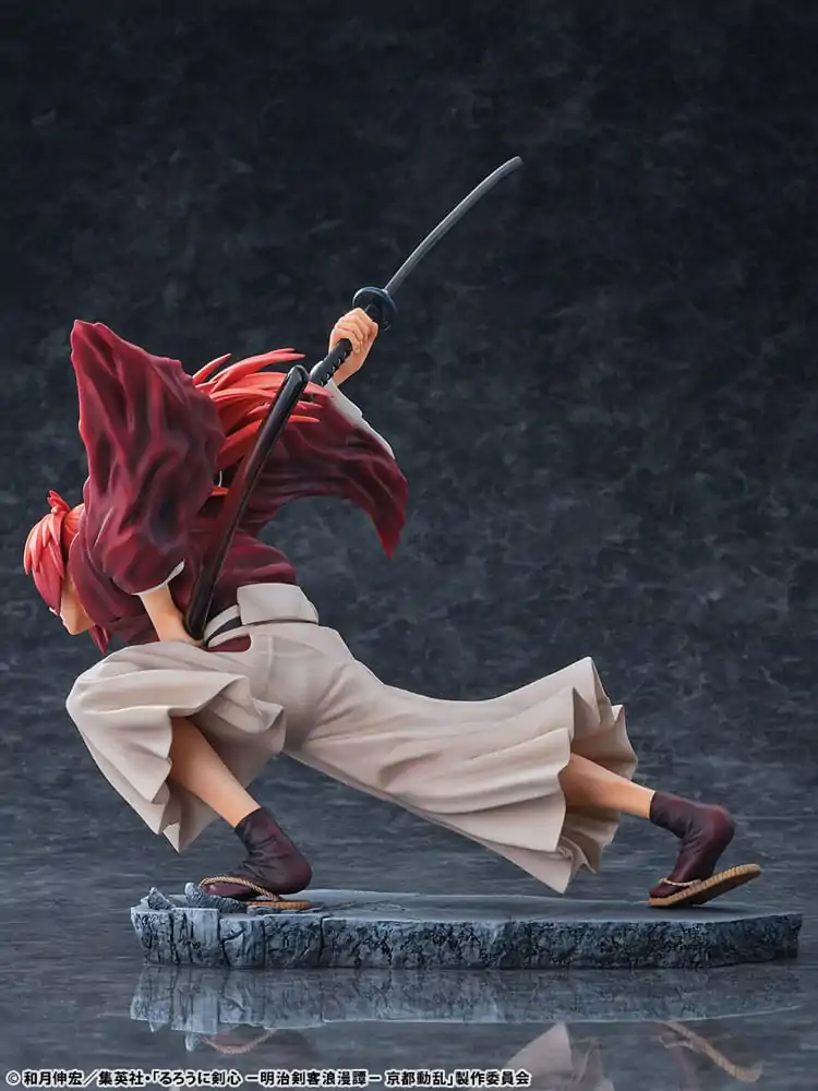 Rurouni Kenshin: Meiji Kenkaku Romantan Kyoto Douran Statuetka PVC 1/6 Kenshin Himura Amakakeruryuunohirameki Wersja 26 cm zdjęcie produktu