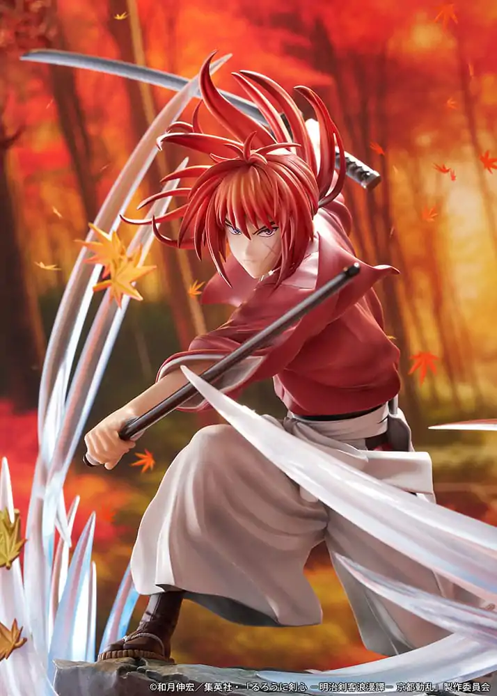 Rurouni Kenshin: Meiji Kenkaku Romantan Kyoto Douran Statuetka PVC 1/7 Kenshin Himura Souryusen Ver. 27 cm zdjęcie produktu