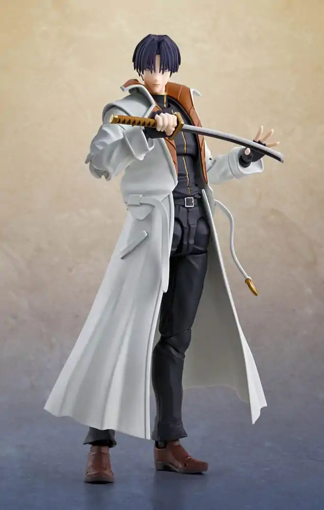 Rurouni Kenshin: Meiji Swordsman Romantic Story S.H. Figuarts Figurka Akcji Aoshi Shinomori 17 cm zdjęcie produktu