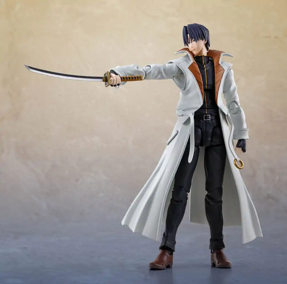 Rurouni Kenshin: Meiji Swordsman Romantic Story S.H. Figuarts Figurka Akcji Aoshi Shinomori 17 cm zdjęcie produktu