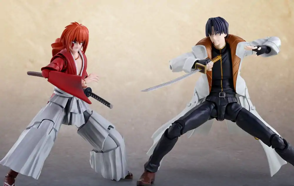 Rurouni Kenshin: Meiji Swordsman Romantic Story S.H. Figuarts Figurka Akcji Aoshi Shinomori 17 cm zdjęcie produktu