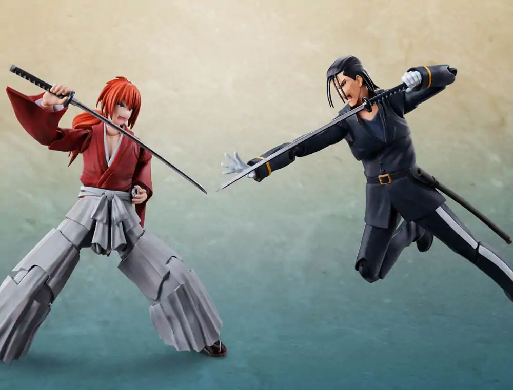 Rurouni Kenshin: Meiji Swordsman Romantic Story S.H. Figuarts Figurka Akcji Hajime Saito 17 cm zdjęcie produktu