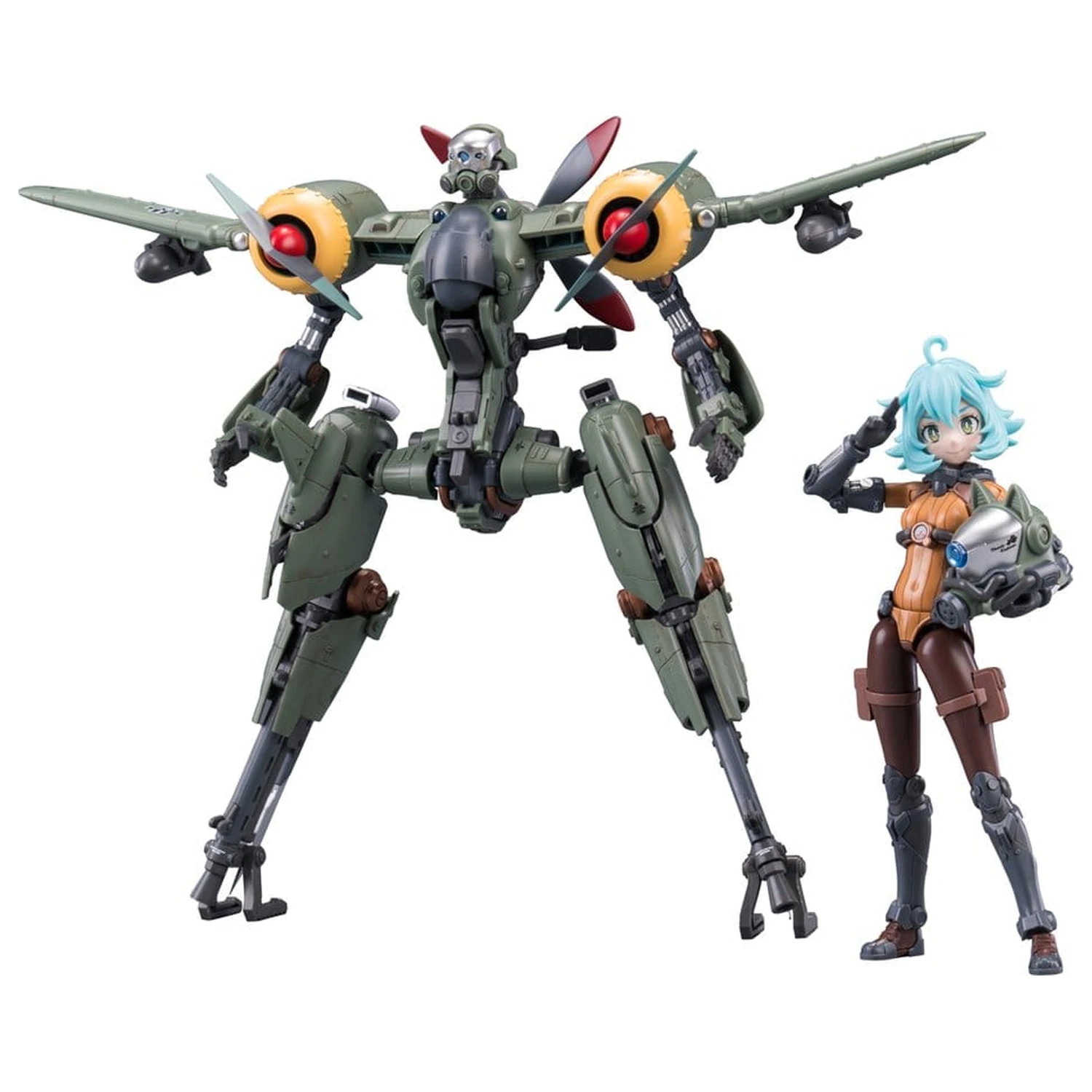 Zardzewiały model plastikowy Brier 1/12 Rhande Koskinen & RTP-10A cutting edge V-HS Tactical Fighter 20 cm zdjęcie produktu