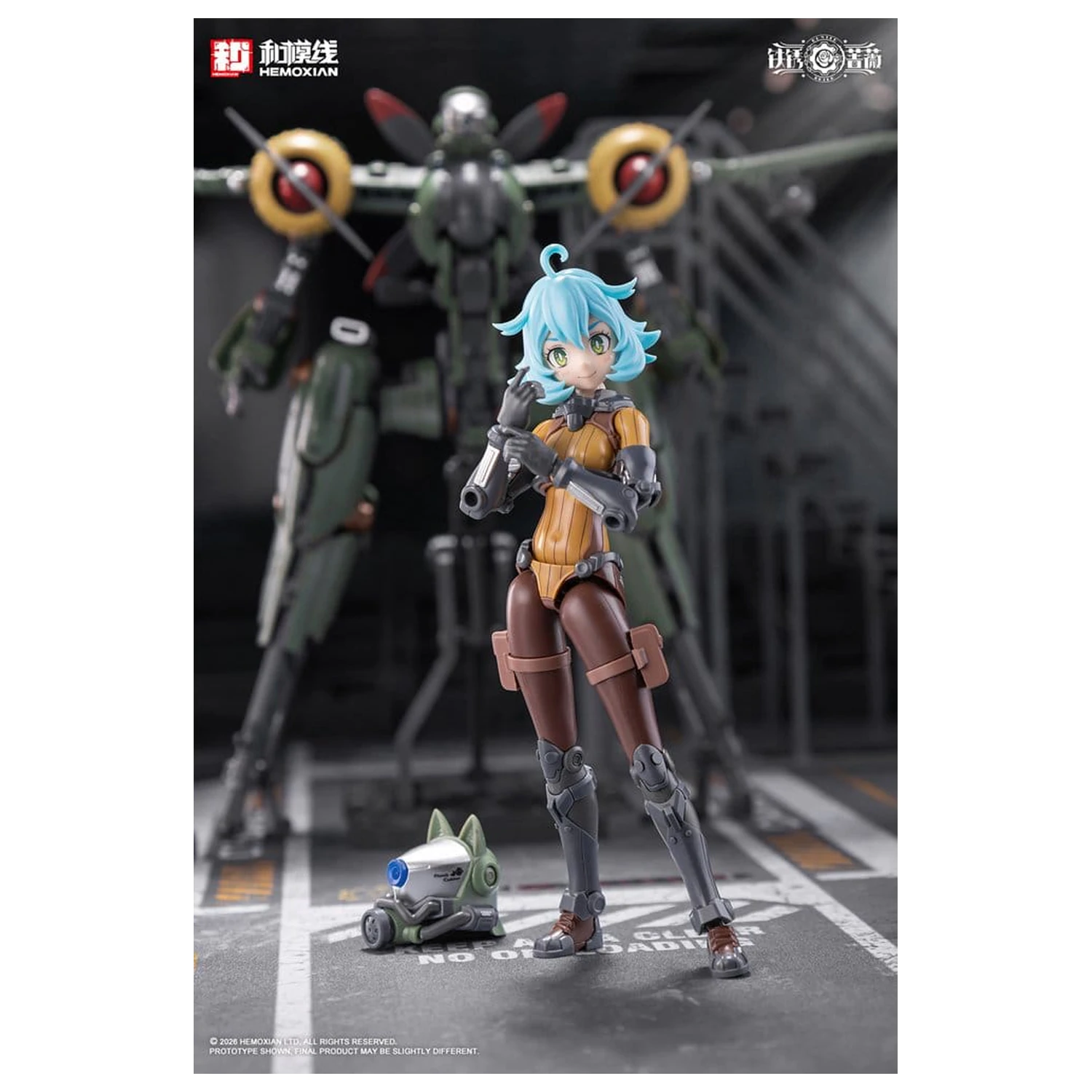 Zardzewiały model plastikowy Brier 1/12 Rhande Koskinen & RTP-10A cutting edge V-HS Tactical Fighter 20 cm zdjęcie produktu