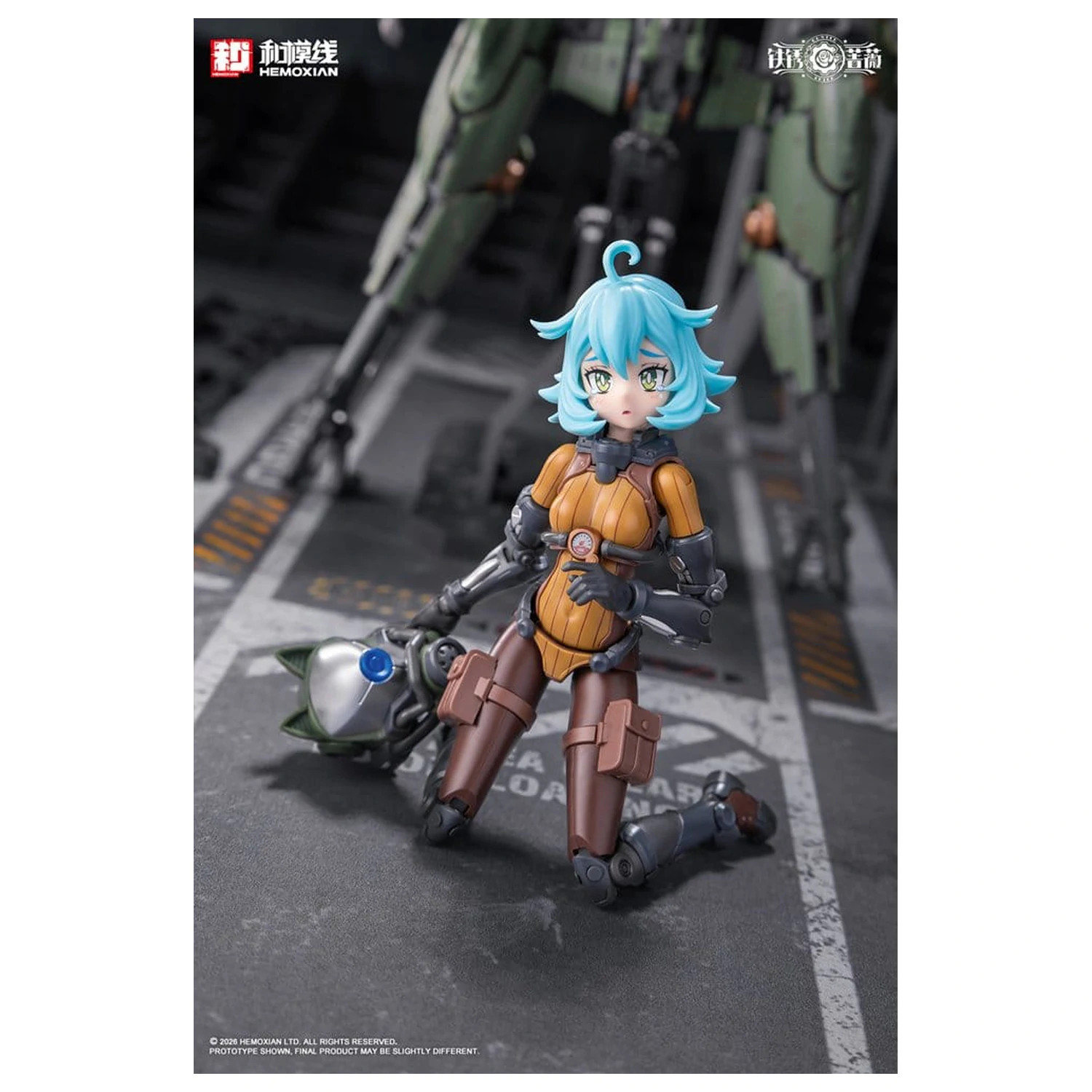 Zardzewiały model plastikowy Brier 1/12 Rhande Koskinen & RTP-10A cutting edge V-HS Tactical Fighter 20 cm zdjęcie produktu