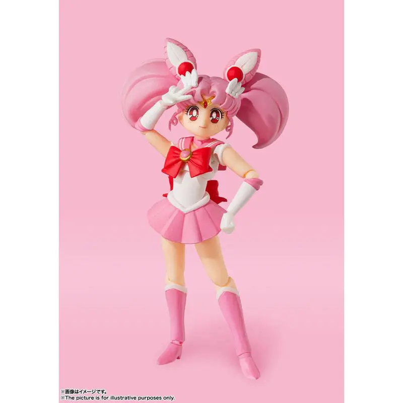 Sailor Moon S.H. Figuarts Figurka akcji Sailor Chibi Moon Animation Color Edition 10 cm zdjęcie produktu