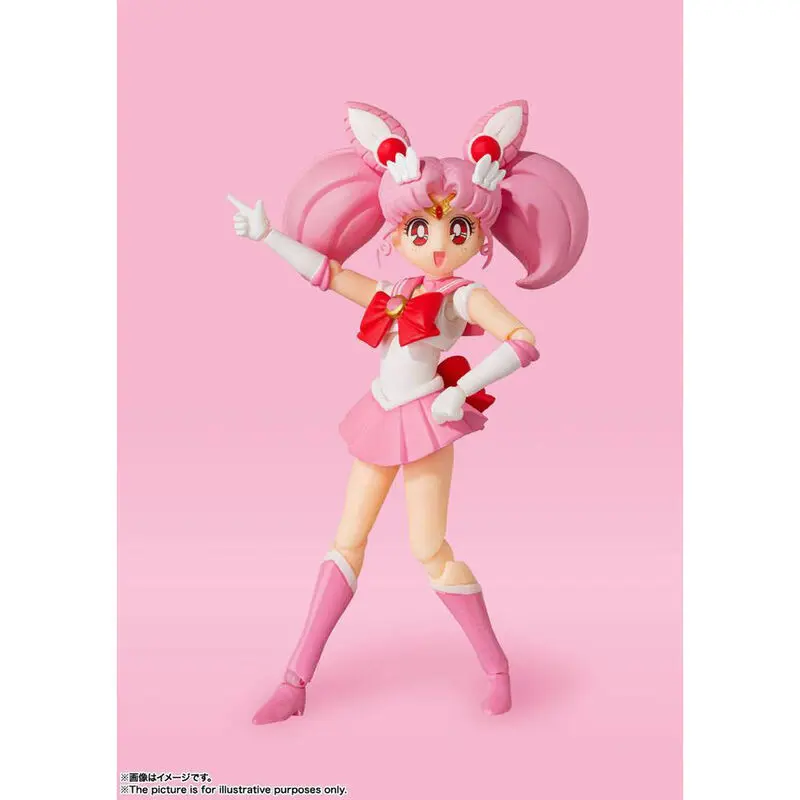 Sailor Moon S.H. Figuarts Figurka akcji Sailor Chibi Moon Animation Color Edition 10 cm zdjęcie produktu