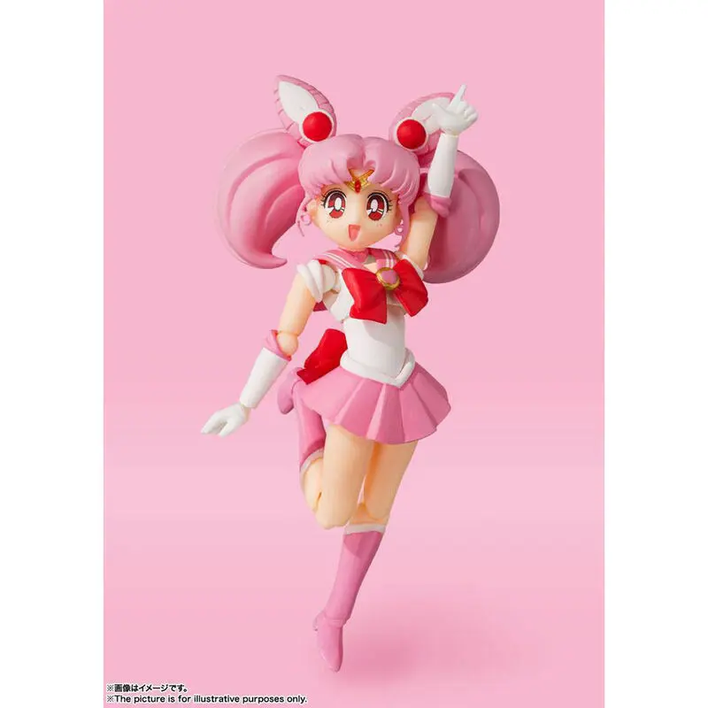 Sailor Moon S.H. Figuarts Figurka akcji Sailor Chibi Moon Animation Color Edition 10 cm zdjęcie produktu