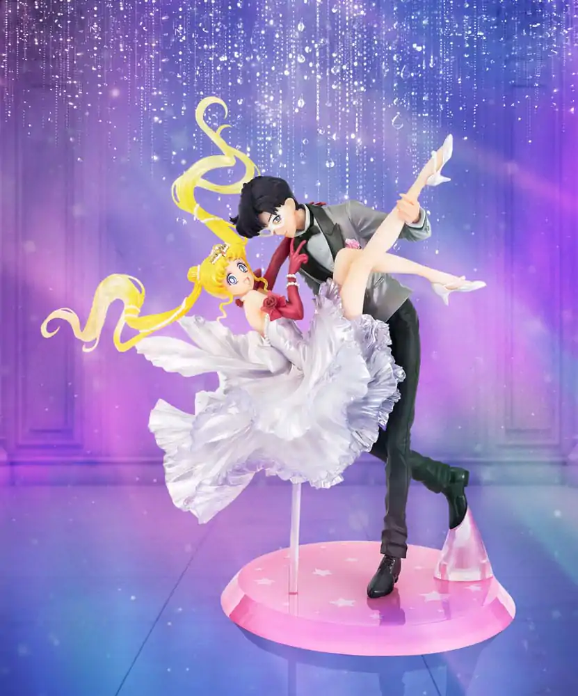 Sailor Moon FiguartsZERO Chouette Statuetka PVC Usagi & Tuxedo Mask Moonlight Glow Edition 24 cm zdjęcie produktu