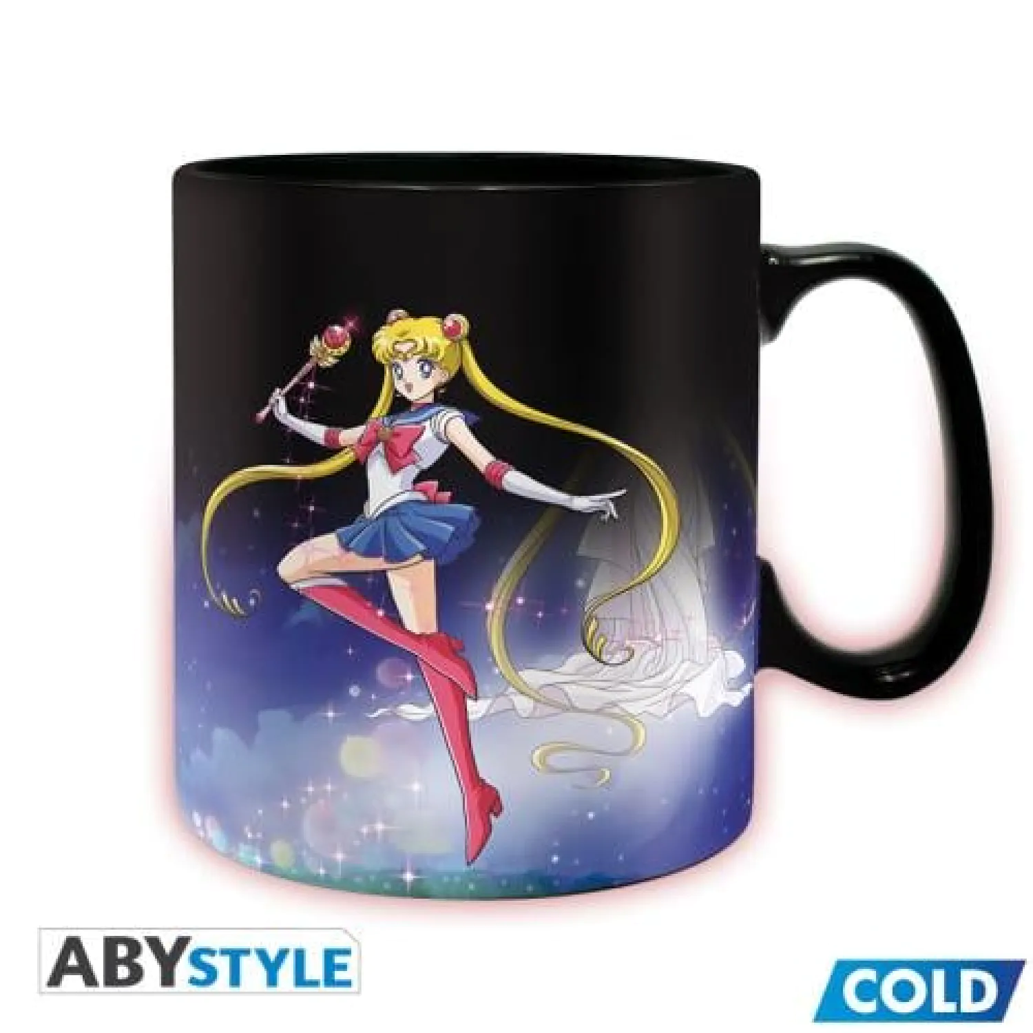 SAILOR MOON - Sailor & Chibi - Kubek zmieniający kolor 460ml zdjęcie produktu