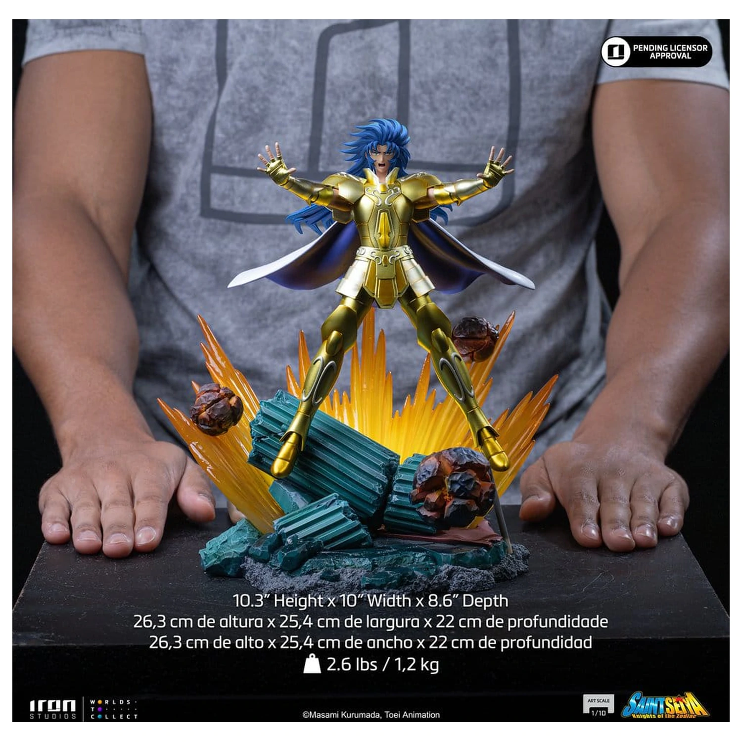 Saint Seiya Art Scale Statua 1/10 Gemini Saga 26 cm zdjęcie produktu