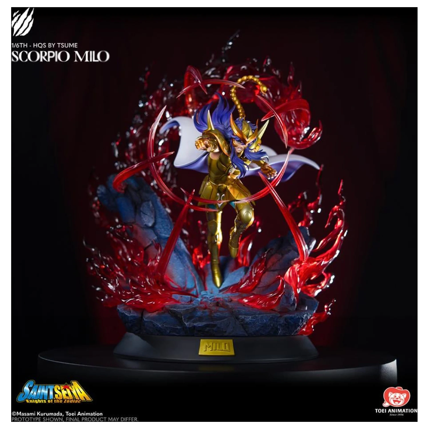 Statua Saint Seiya Scorpio Milo HQS 1/6 marki Tsume 62 cm zdjęcie produktu