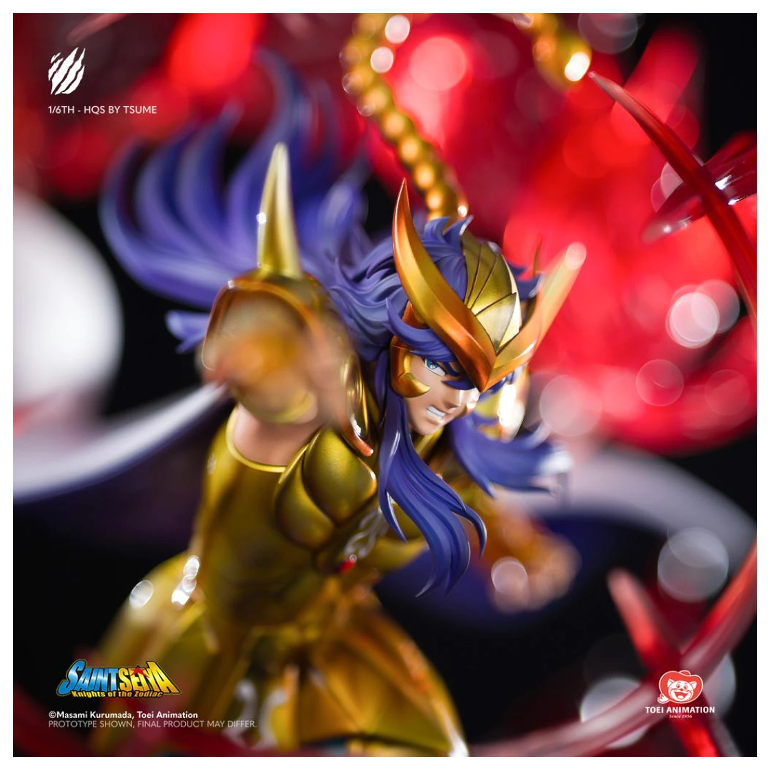 Statua Saint Seiya Scorpio Milo HQS 1/6 marki Tsume 62 cm zdjęcie produktu