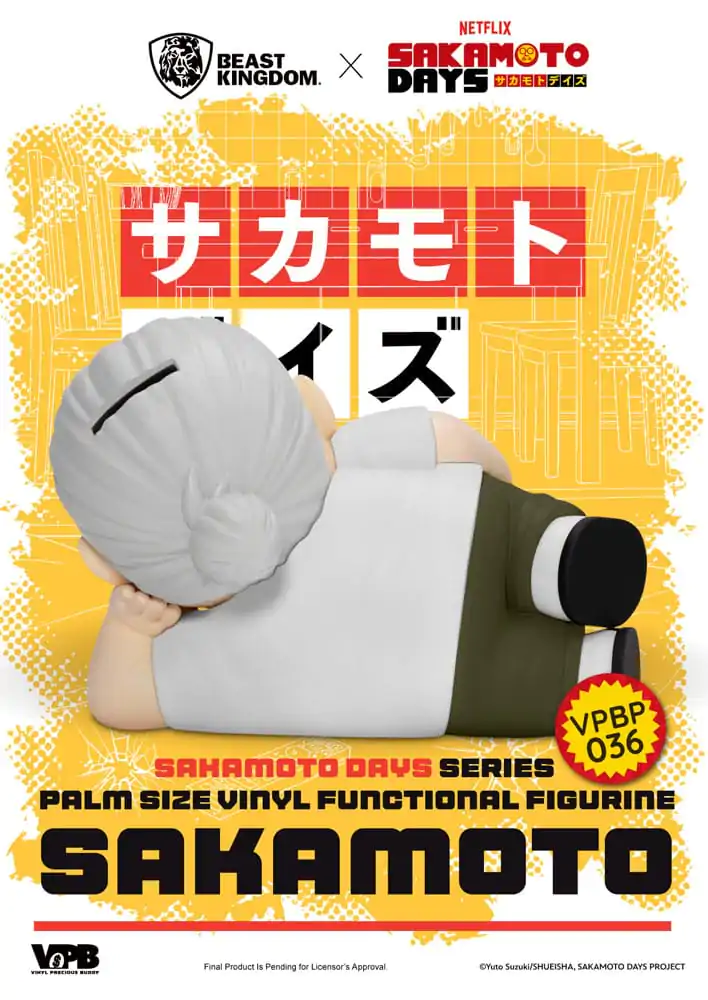 Sakamoto Days Piggy Winylowy Skarbonka Taro Sakamoto 14 cm zdjęcie produktu