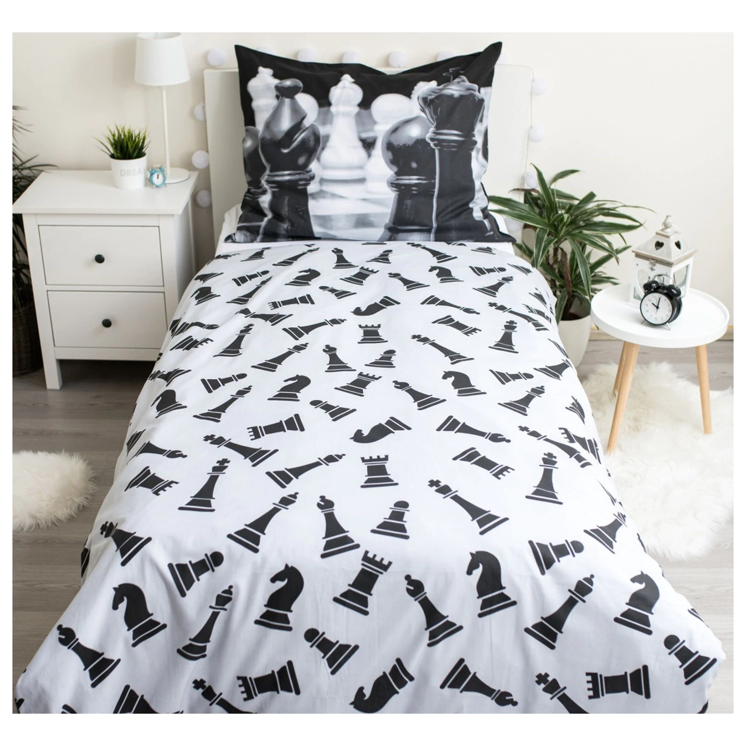 Poszwa na kołdrę Chess Pieces zdjęcie produktu