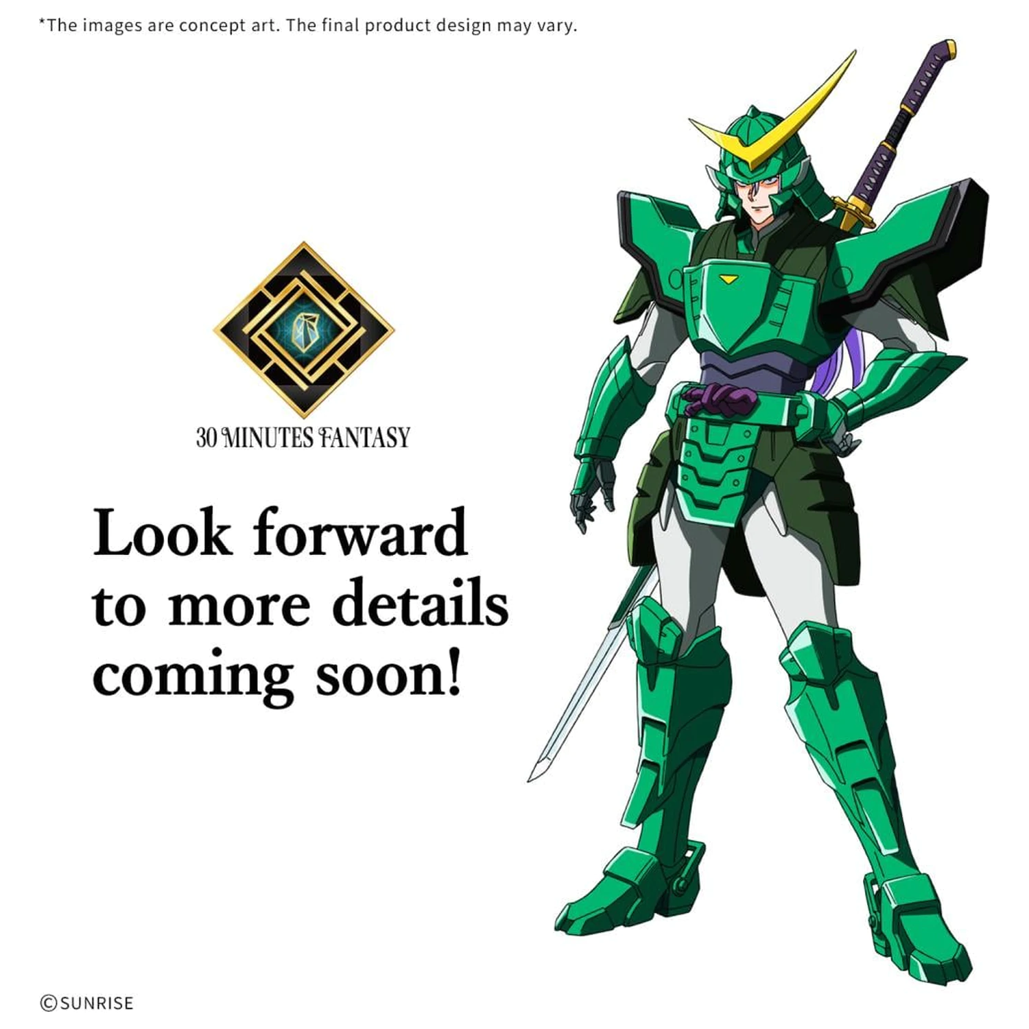 Samurai Trooper - Zestaw modelarski 30MF Yoroi-Shinden Samurai Troopers Light Model Kit zdjęcie produktu