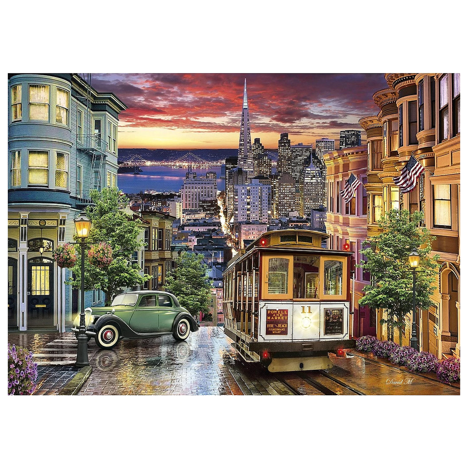 San Francisco Night puzzle 3000-elementowe zdjęcie produktu