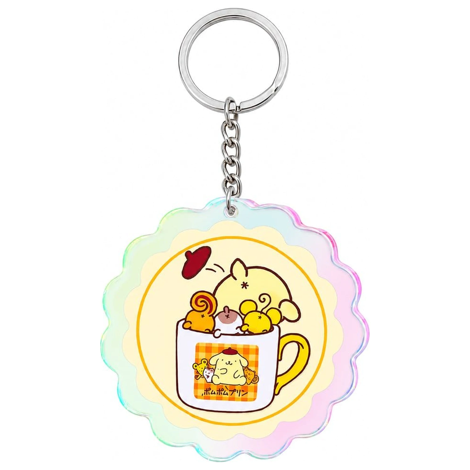 Sanrio Akrylowy Brelok Pompompurin 30th Anniversary Squishy Cute Purin 02 zdjęcie produktu