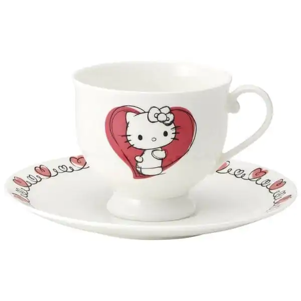 Sanrio Bone China Mug & Plate Set Hello Kitty zdjęcie produktu