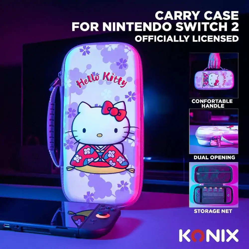 Torba transportowa Sanrio Switch 2 Hello Kitty 3D zdjęcie produktu
