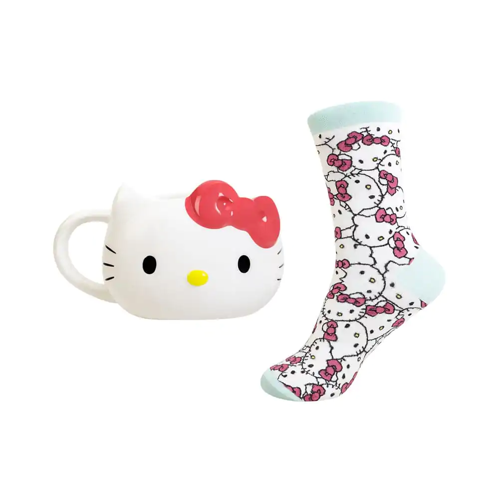 Sanrio Kubek 3D i zestaw skarpet Hello Kitty zdjęcie produktu