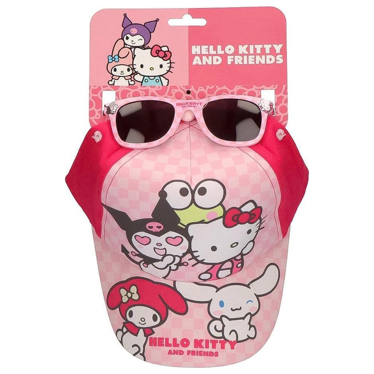 Sanrio Czapka i Zestaw Okularów Przeciwsłonecznych Hello Kitty B 53 cm zdjęcie produktu