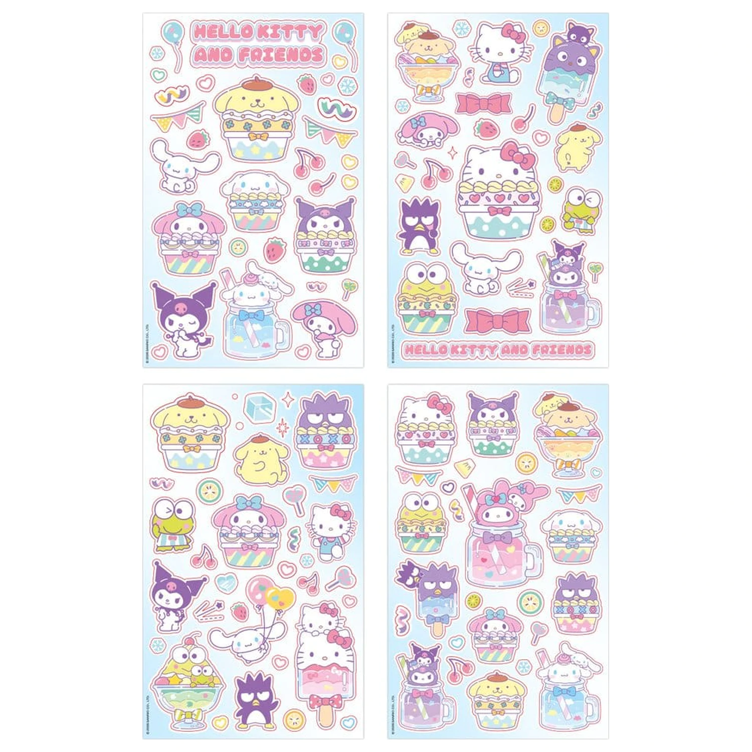 Sanrio Sticker Pack Hello Kitty & Friends 03 Cupcake zdjęcie produktu