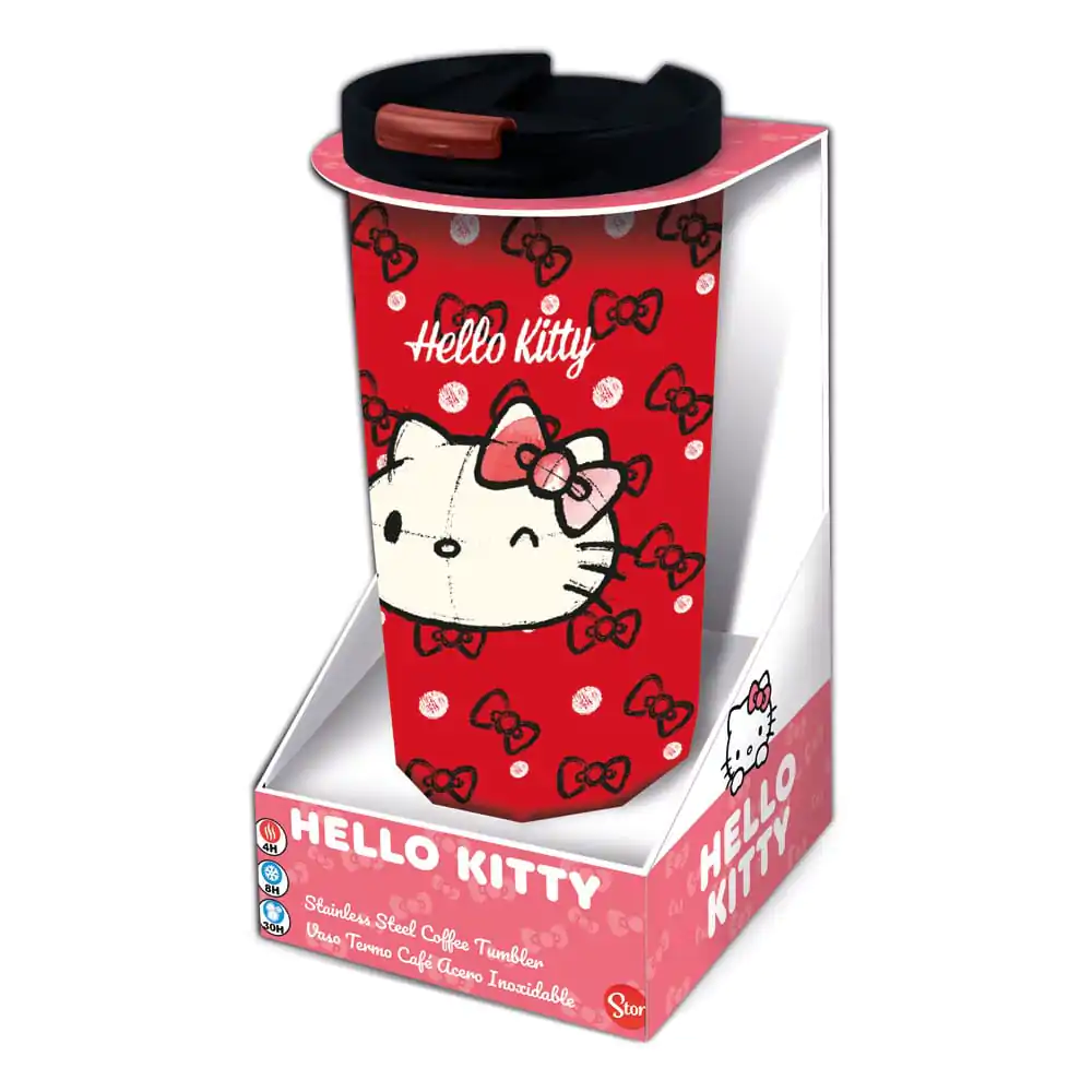 Sanrio Stalowy kubek termiczny Hello Kitty zdjęcie produktu