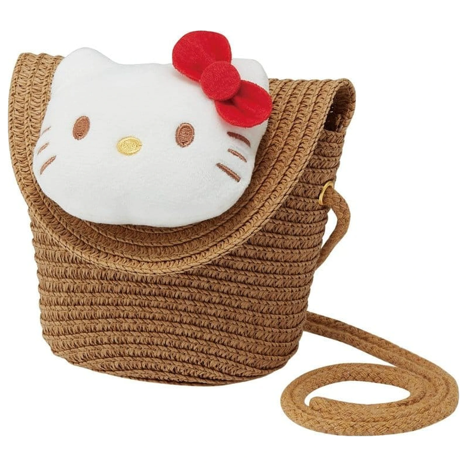 Słomkowa torba na ramię Sanrio Hello Kitty zdjęcie produktu