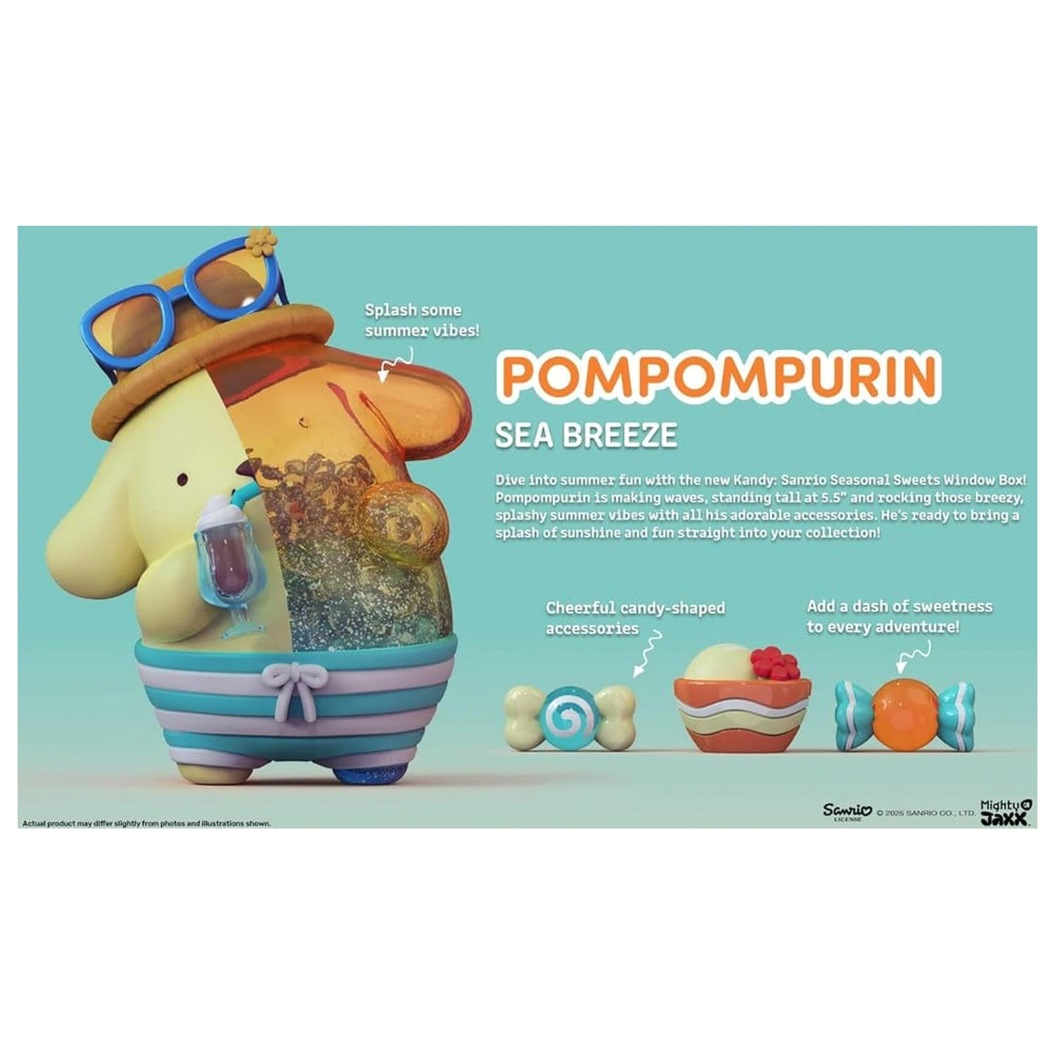 Sanrio Kandy Pompompurin Sea Breeze Series 15 cm zdjęcie produktu