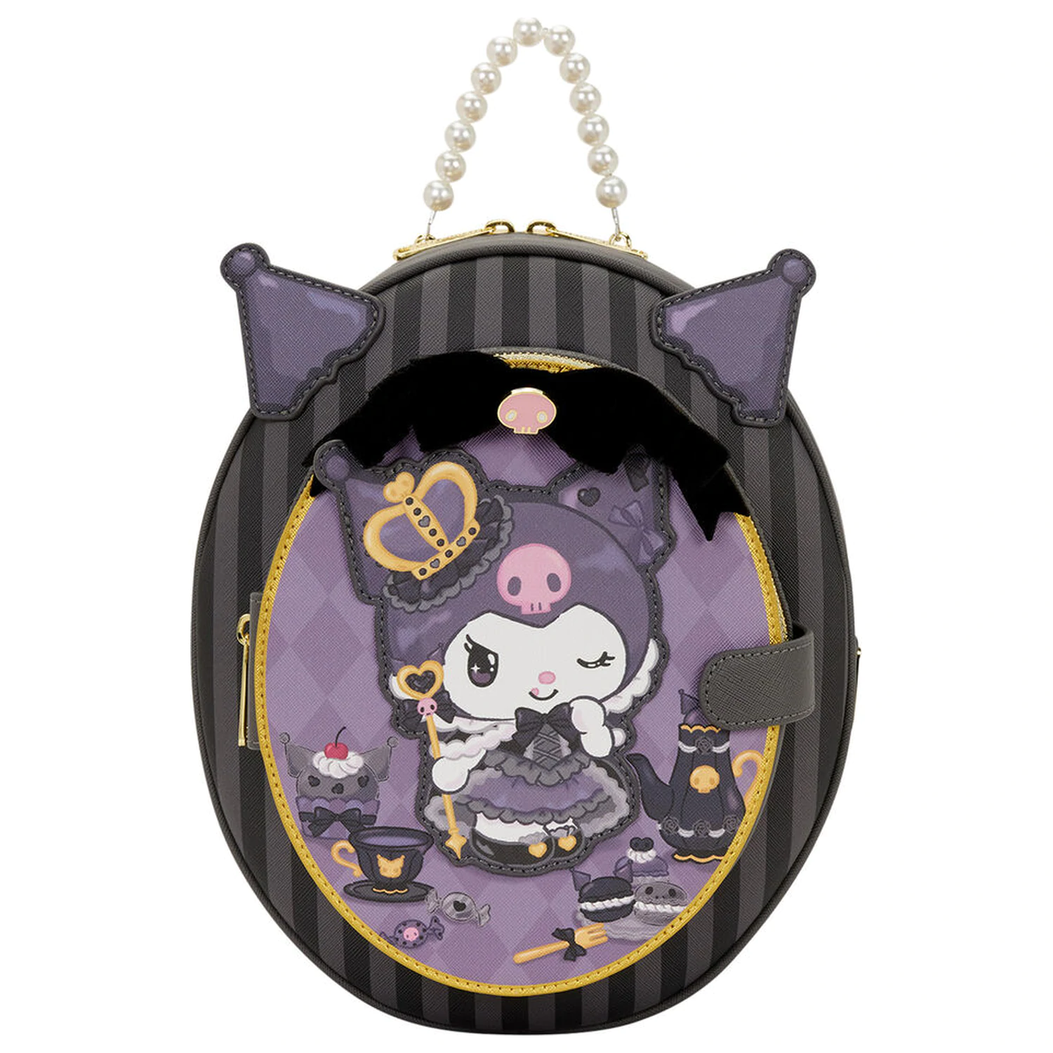 Loungefly Hello Kitty Kuromi 20th Anniversary plecak 28 cm zdjęcie produktu