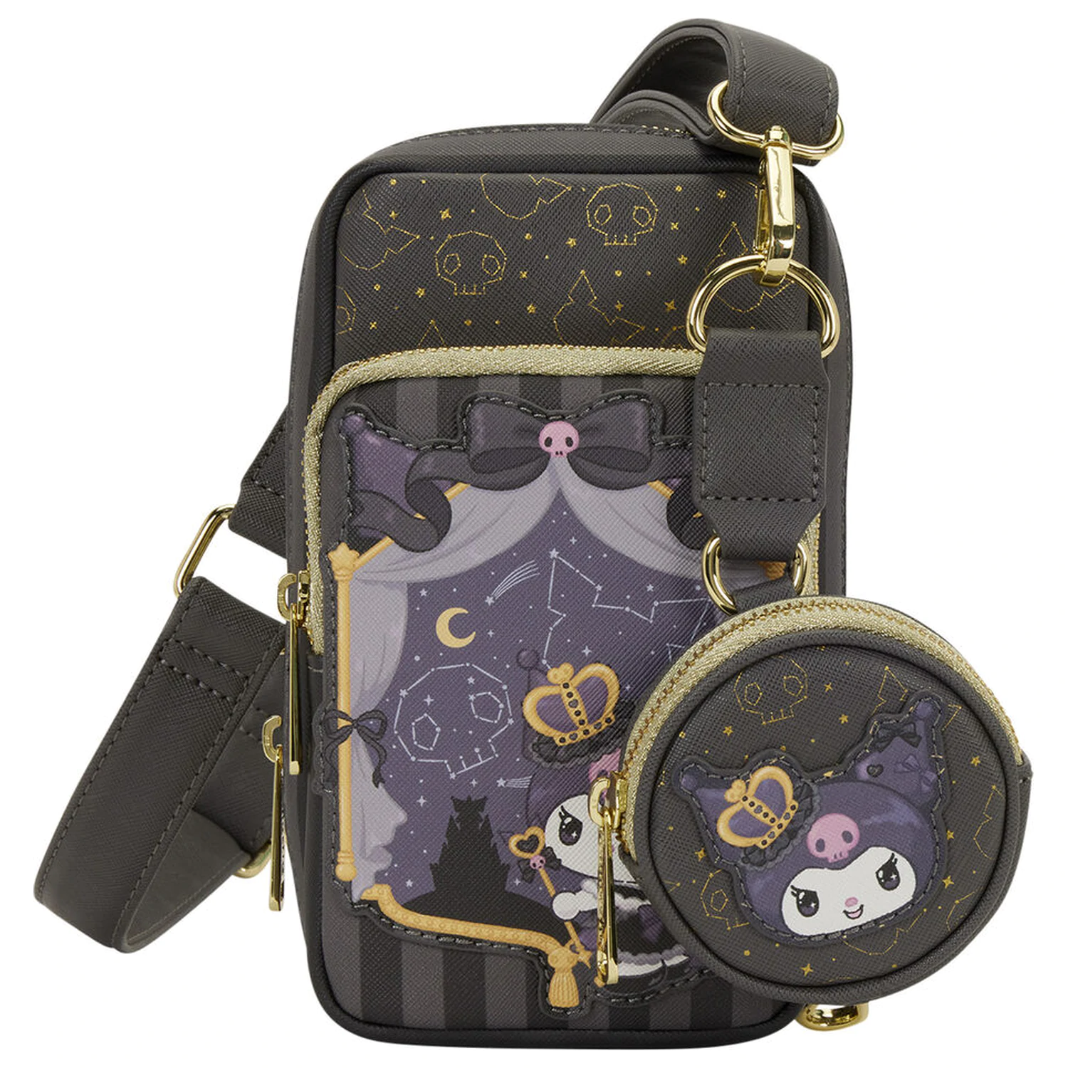 Loungefly Hello Kitty Kuromi 20th Anniversary torba na ramię + portfel zdjęcie produktu