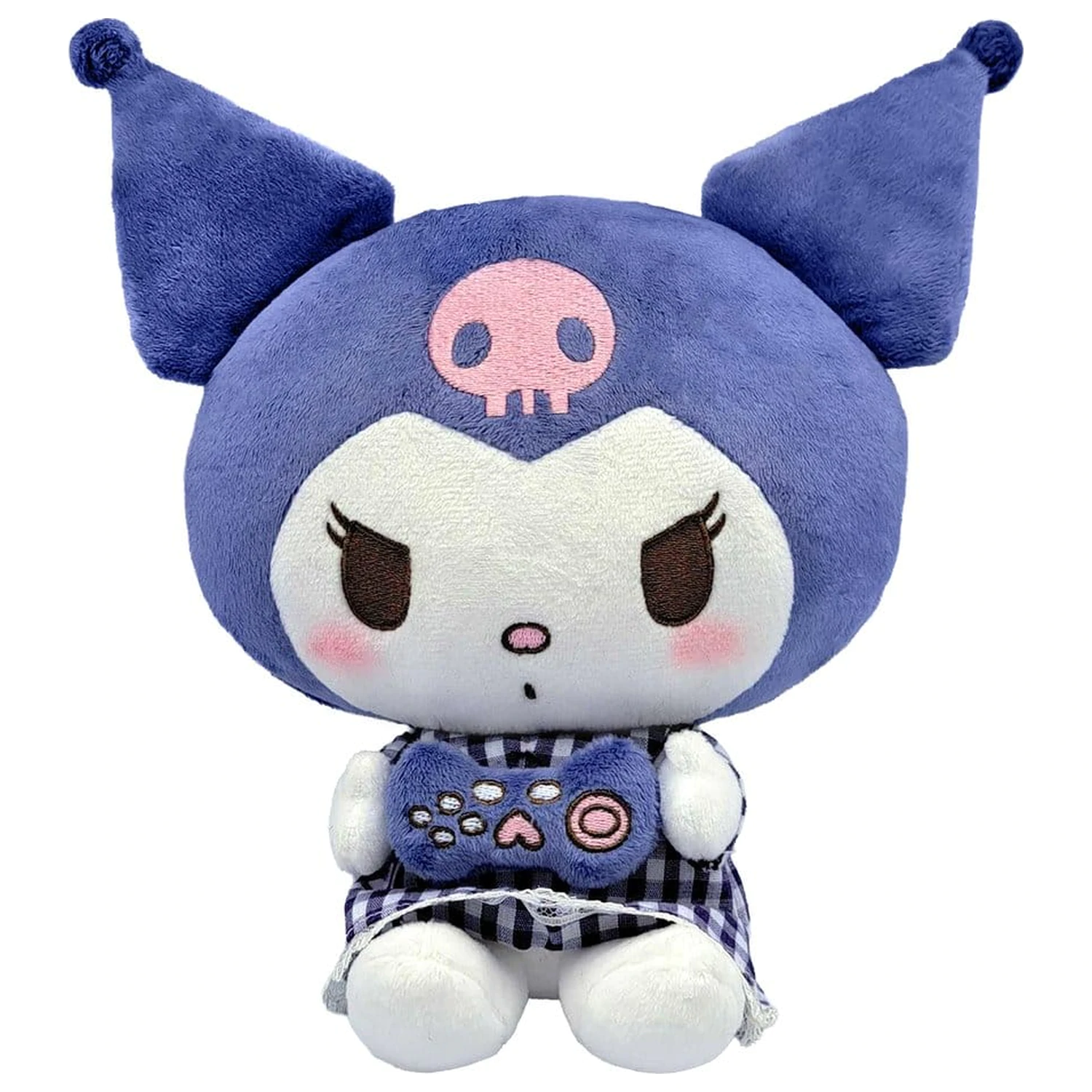 Sanrio Pluszowa figurka Kuromi styl piżamowy M 22 cm zdjęcie produktu