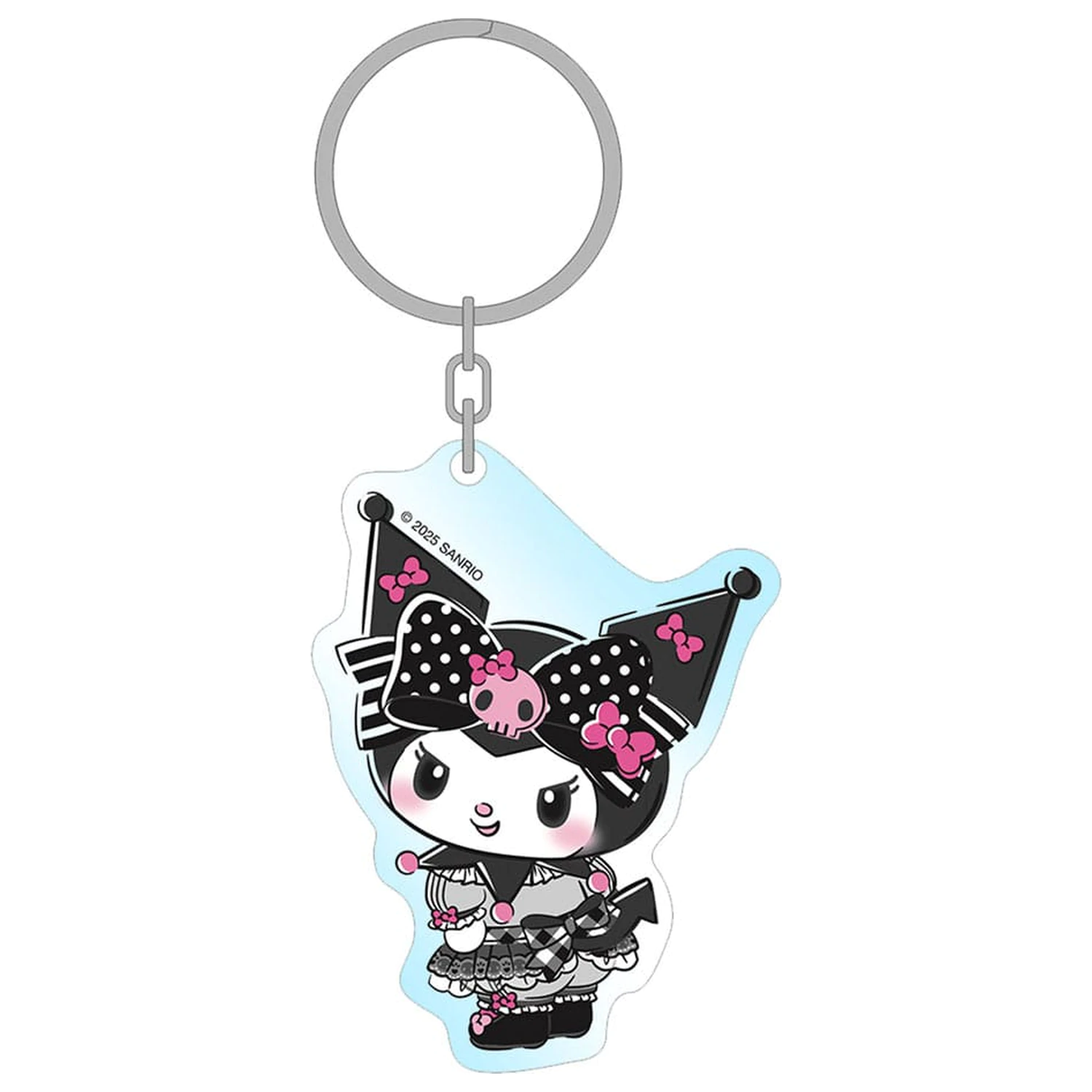 Sanrio Pink Black Party Series Akrylowy brelok Kuromi 7 cm zdjęcie produktu