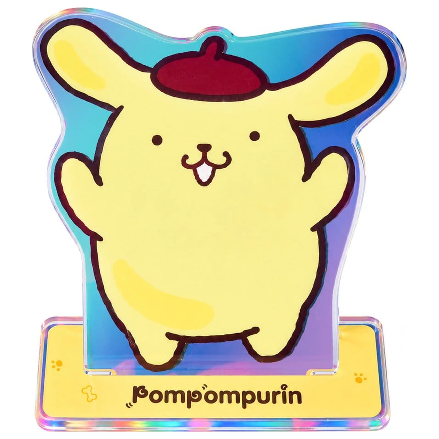 Sanrio Akrylowa podstawka Squishy Pompompurin z okazji 30. rocznicy Cute Purin 17 cm zdjęcie produktu