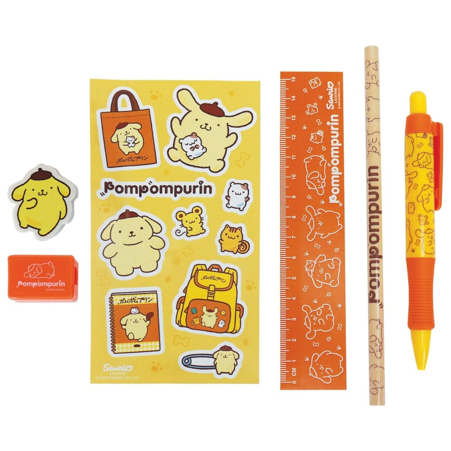 Sanrio Zestaw artykułów piśmienniczych 6-pak Pompompurin zdjęcie produktu