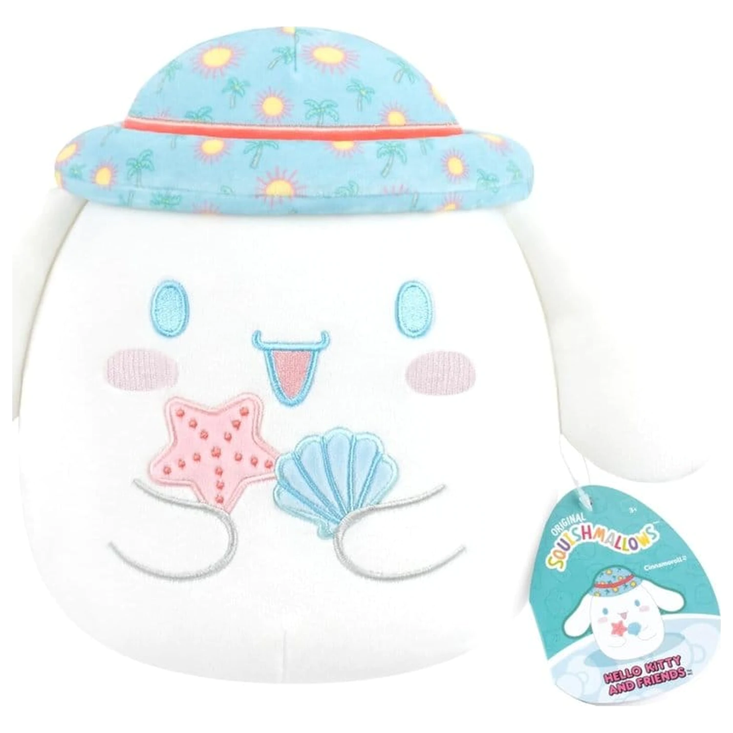 Sanrio Squishmallow Pluszowa Figurka Hello Kitty and Friends Seize the Moment Cinnamoroll Hat 20 cm zdjęcie produktu