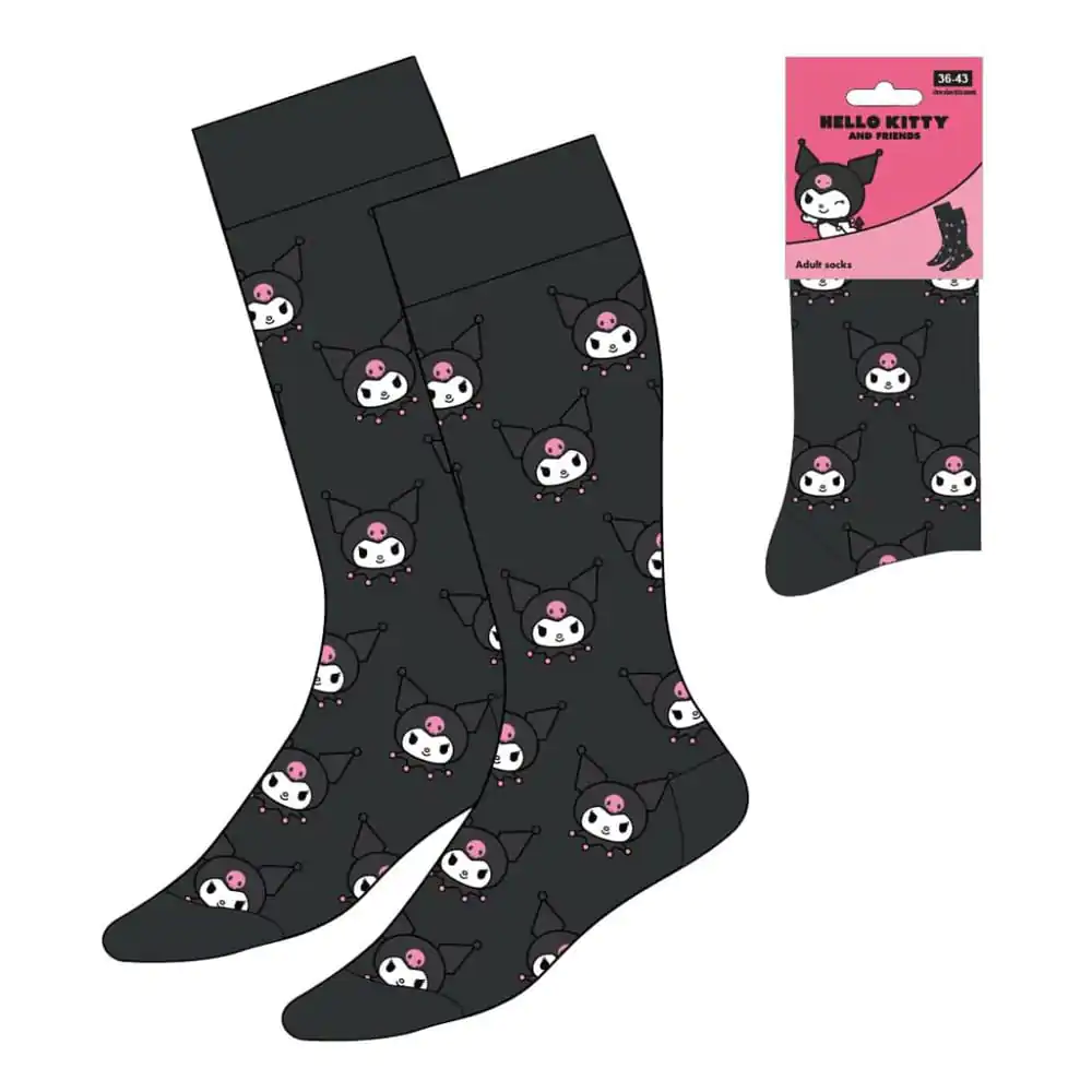 Sanrio Skarpetki Kuromi Face 36-43 zdjęcie produktu