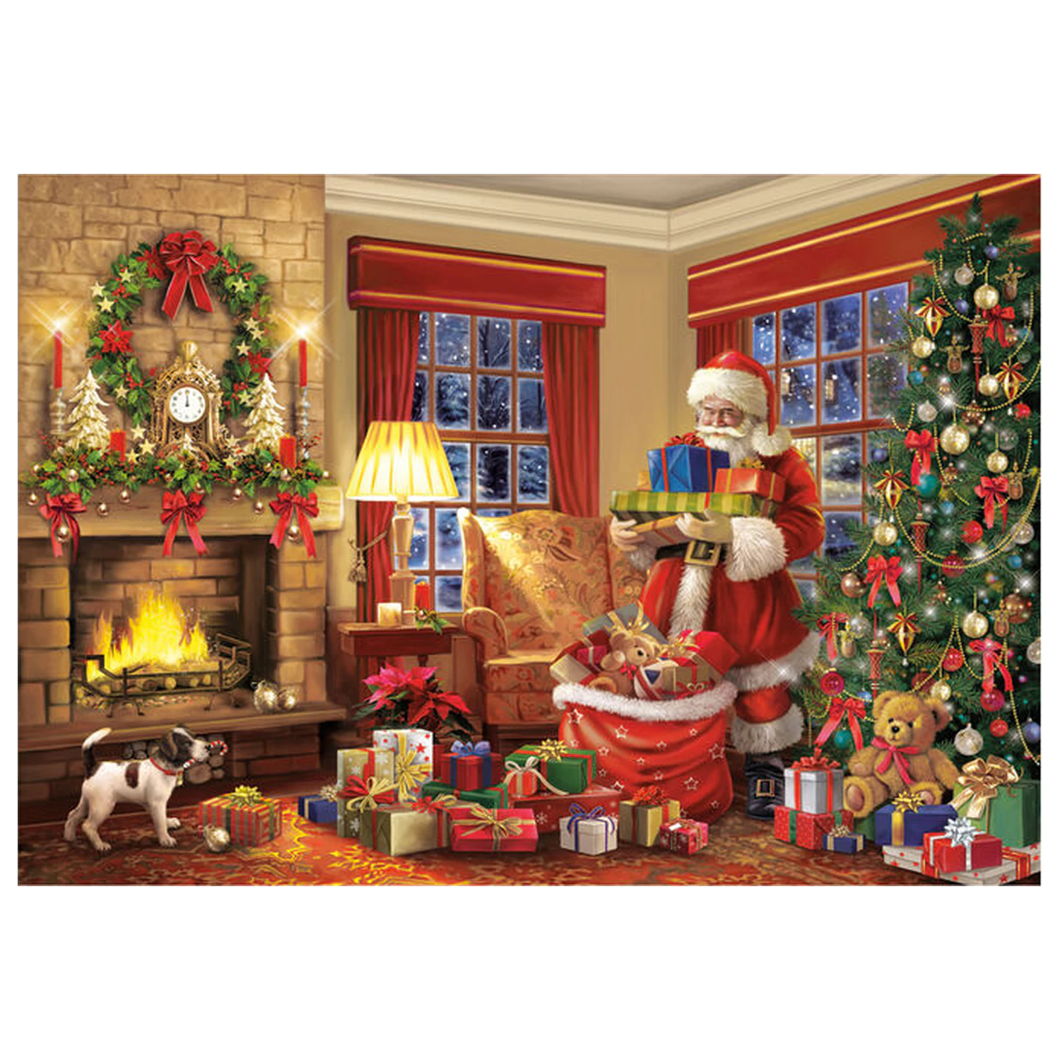 Santa's Visit puzzle 1000 elementów zdjęcie produktu