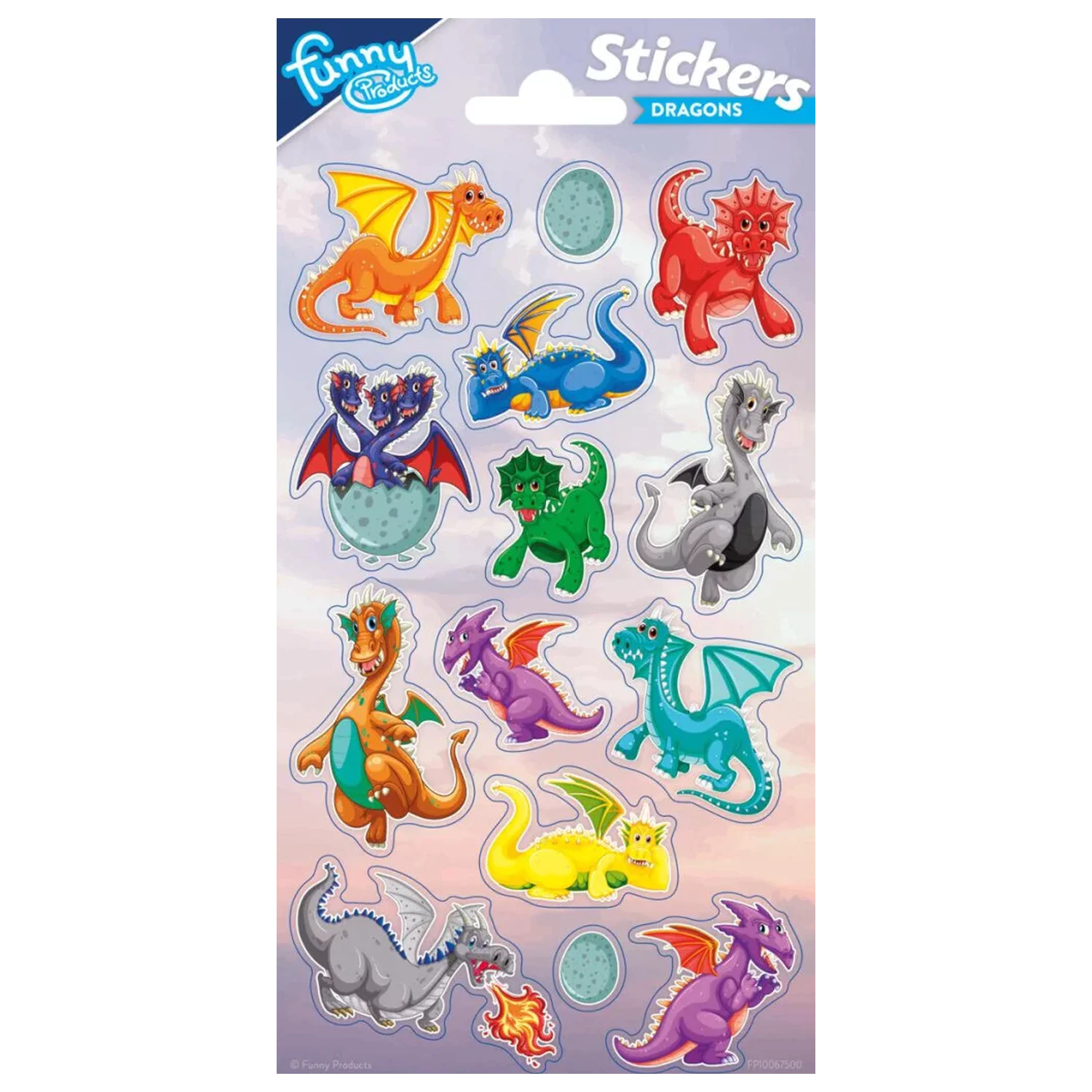 Dragon Funny naklejka zdjęcie produktu
