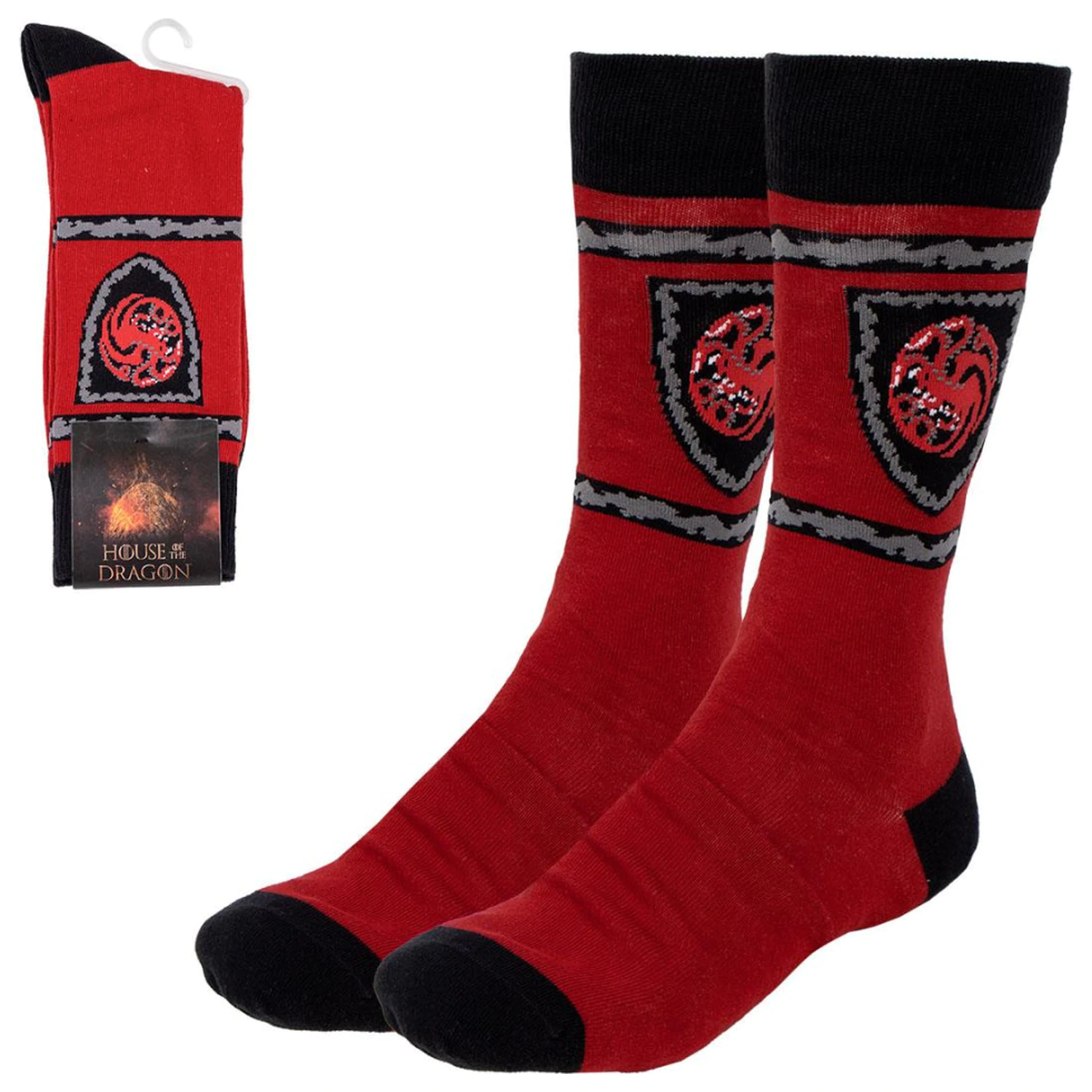 House of the Dragon Crest Długie skarpety dla dorosłych 40/46 zdjęcie produktu