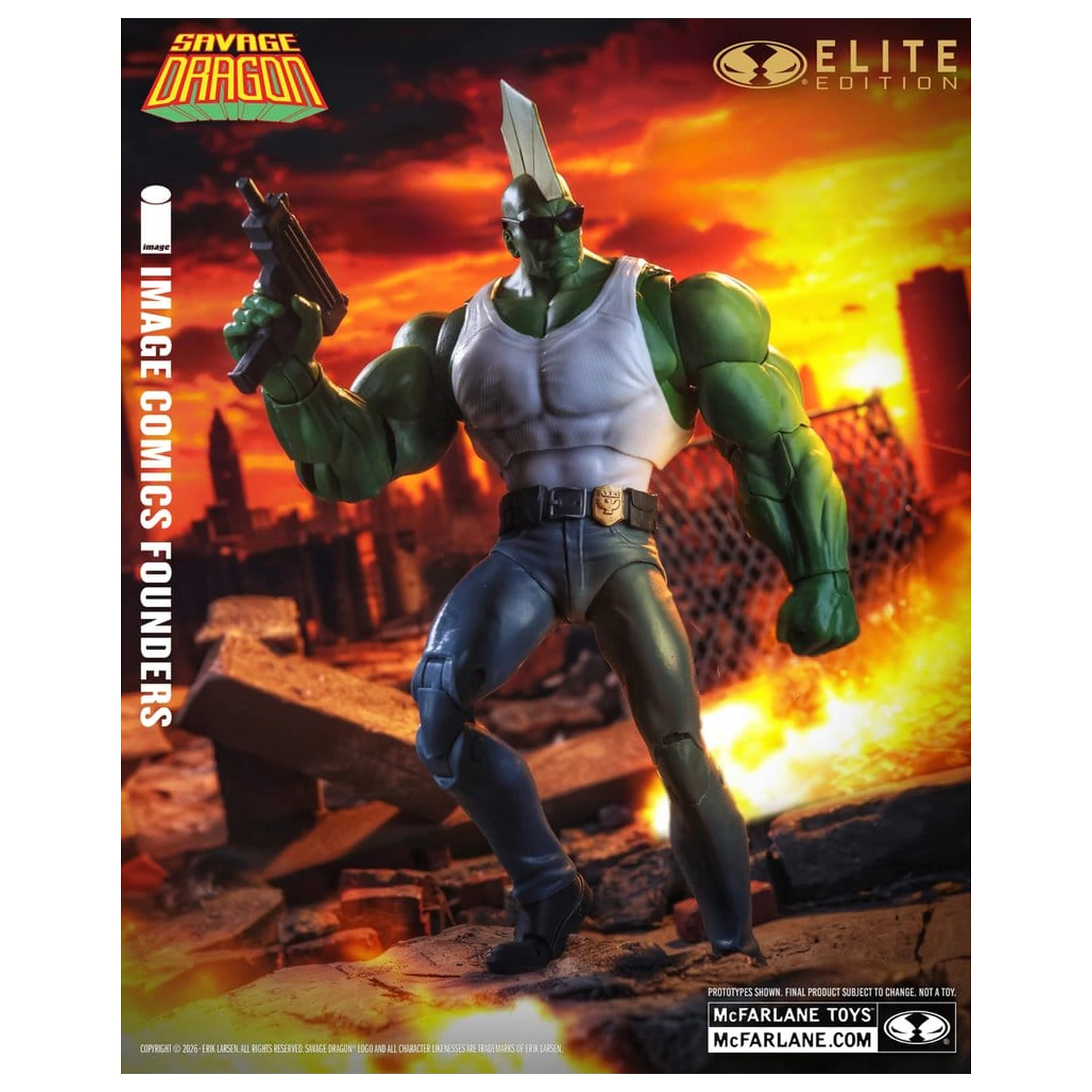 Savage Dragon Image Comics Founders Series McFarlane Elite Edition Figurka akcji Dragon 20 cm zdjęcie produktu
