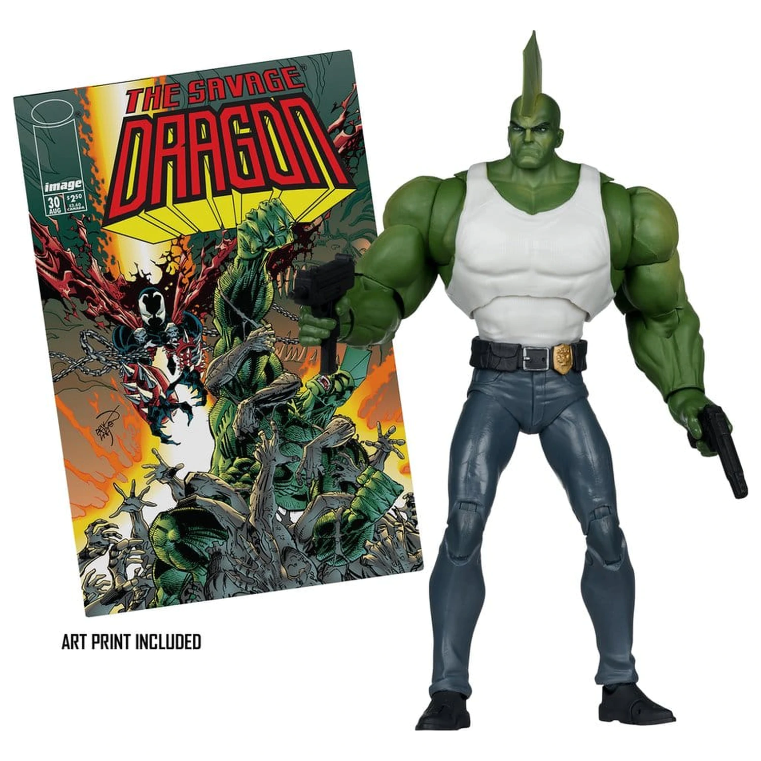 Savage Dragon Image Comics Founders Series McFarlane Elite Edition Figurka akcji Dragon 20 cm zdjęcie produktu